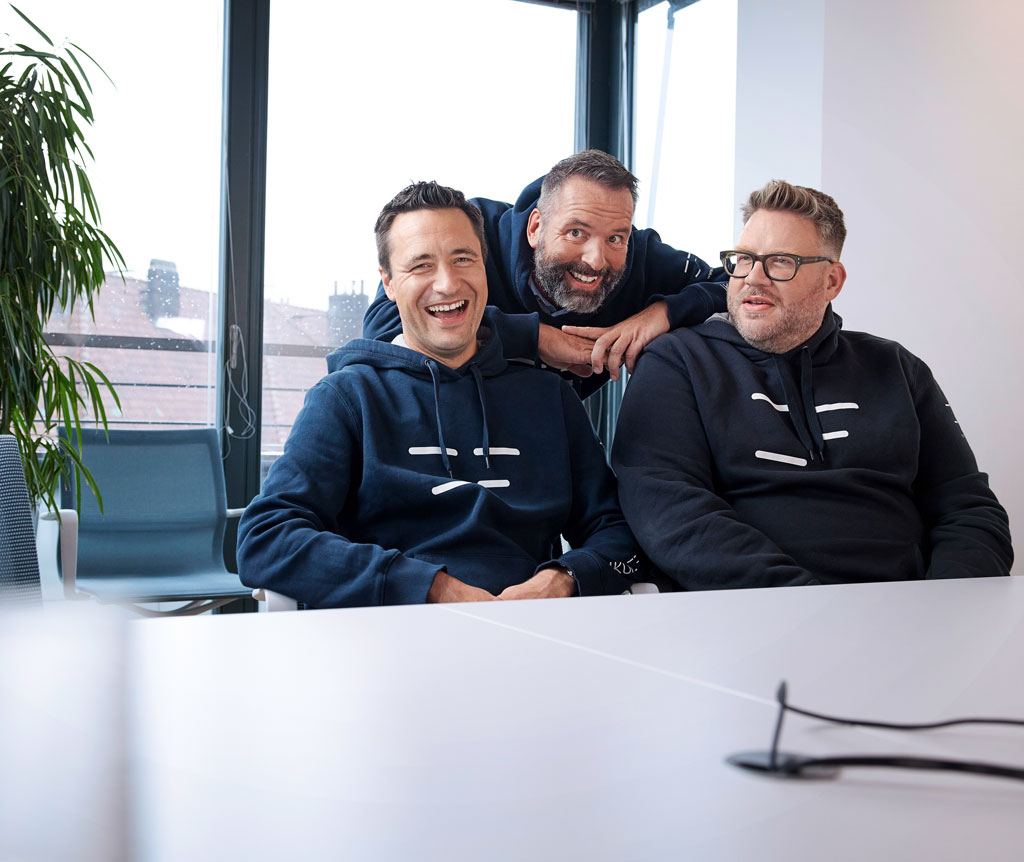Managing Directors: Sebastian Herrgesell, Sven Schlünzen und Thomas Weber